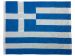 9x6in 16x23cm Flag of Greece (woven MoD fabric printed))
